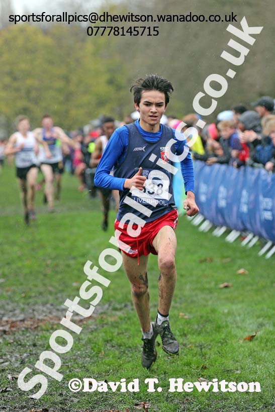 Mens under-20s, British Athletics Liverpool Cross Challenge, Sefton Park, Liverpool. Photo: David T. Hewitson/Sports for All Pics